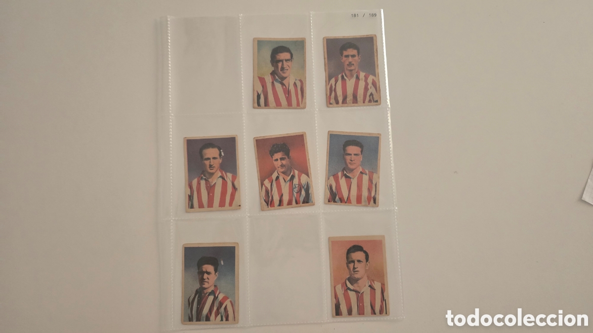Football Stickers: cromos de Cigarrillos &rdquo;46&rdquo; de Jos&eacute; L&oacute;pez Luis (temporada 1951-52).