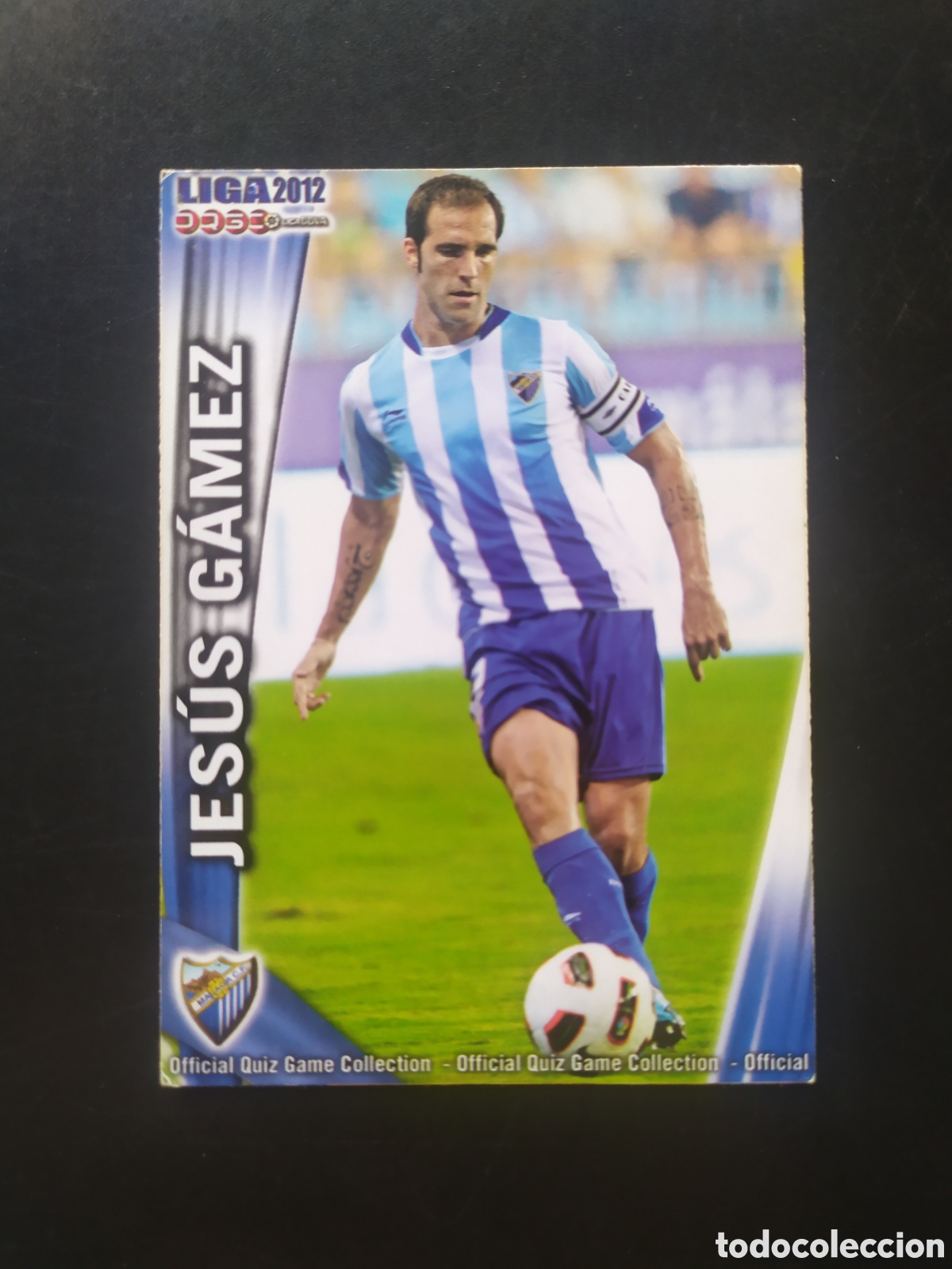 Cromos de f&uacute;tbol: Mundicromo fichas Liga 2011 2012 11 12 Jes&uacute;s G&aacute;mez n&deg; 277 Malaga