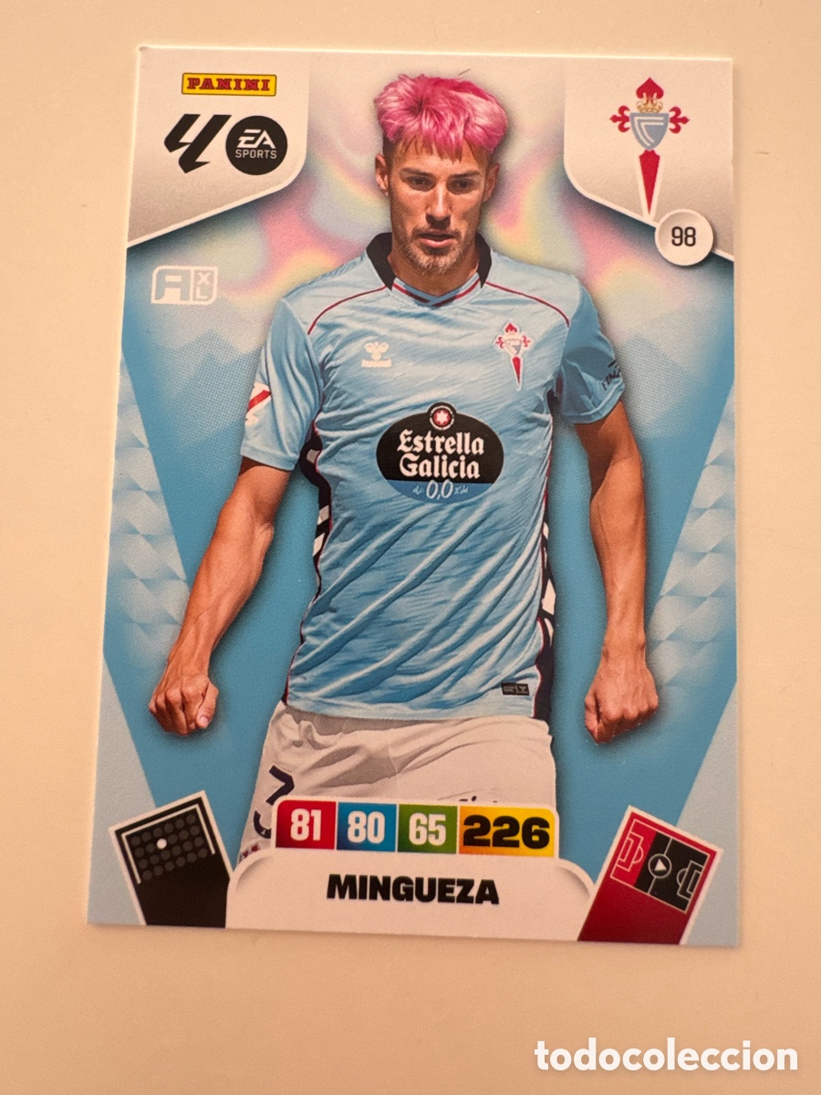Cromos de Futebol: PANINI ADRENALYN XL LIGA 2025-2026 25-26 &ndash; Mingueza Celta N&ordm; 98