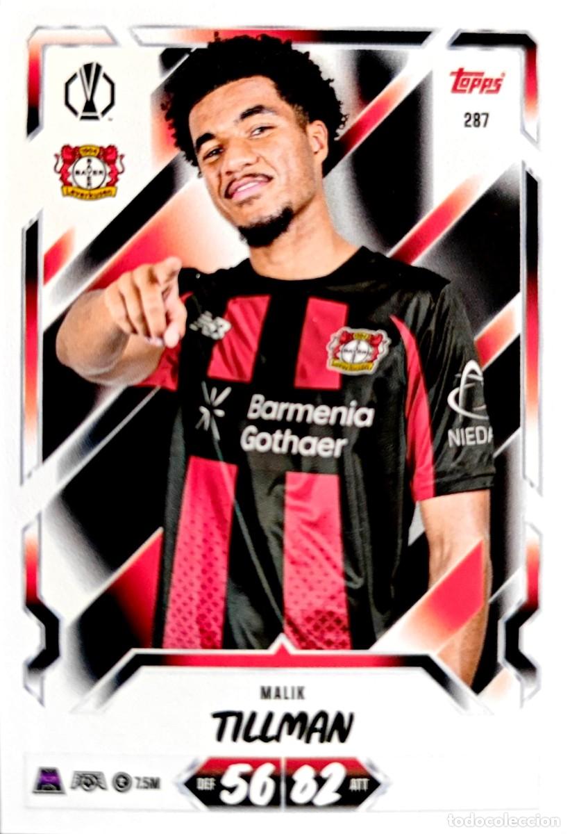 Cartes &agrave; collectionner de Football: 287 Malik Tillman - Bayer 04 Leverkusen - TOPPS Match Attax 2026 2027 26 27