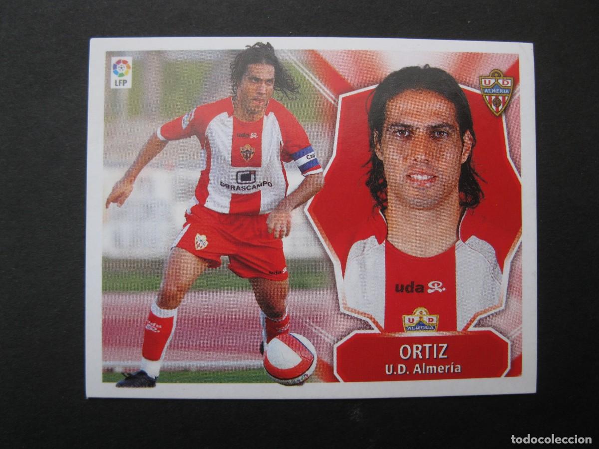 Football Stickers: ORTIZ (U.D. ALMERIA) - CAMPEONATO DE LIGA 08/09 - EDICIONES ESTE - NUNCA PEGADO.