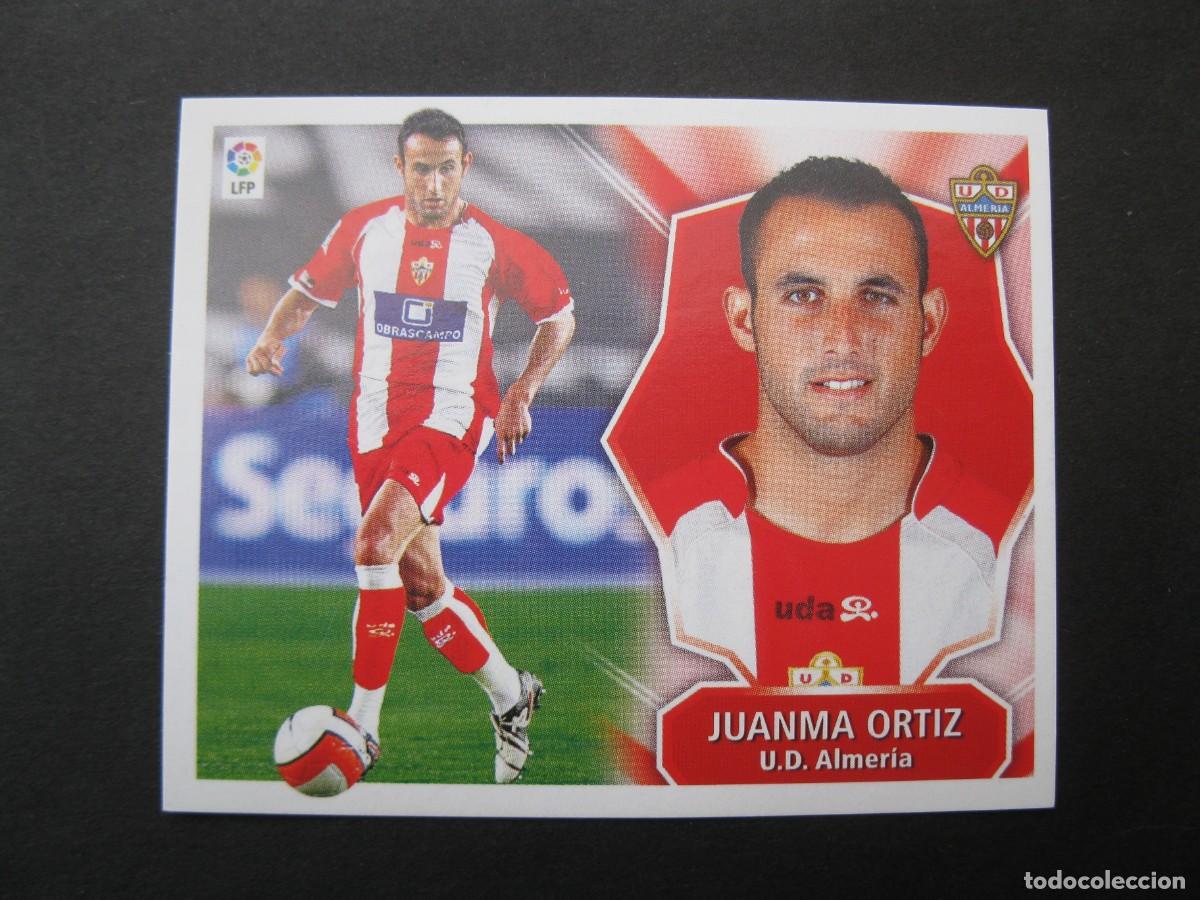 Football Stickers: JUANMA ORTIZ (U.D. ALMERIA) - CAMPEONATO DE LIGA 08/09 - EDICIONES ESTE - NUNCA PEGADO.