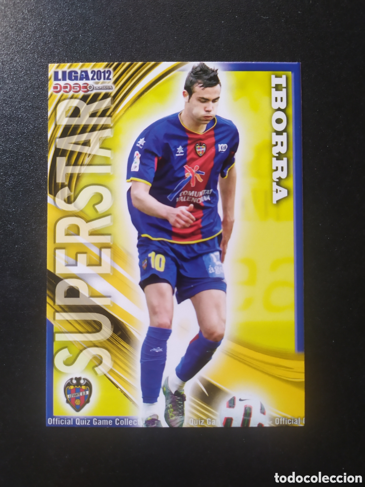 Cartes &agrave; collectionner de Football: Mundicromo fichas Liga 2011 2012 11 12 Iborra superstar mate n&deg; 376 Levante