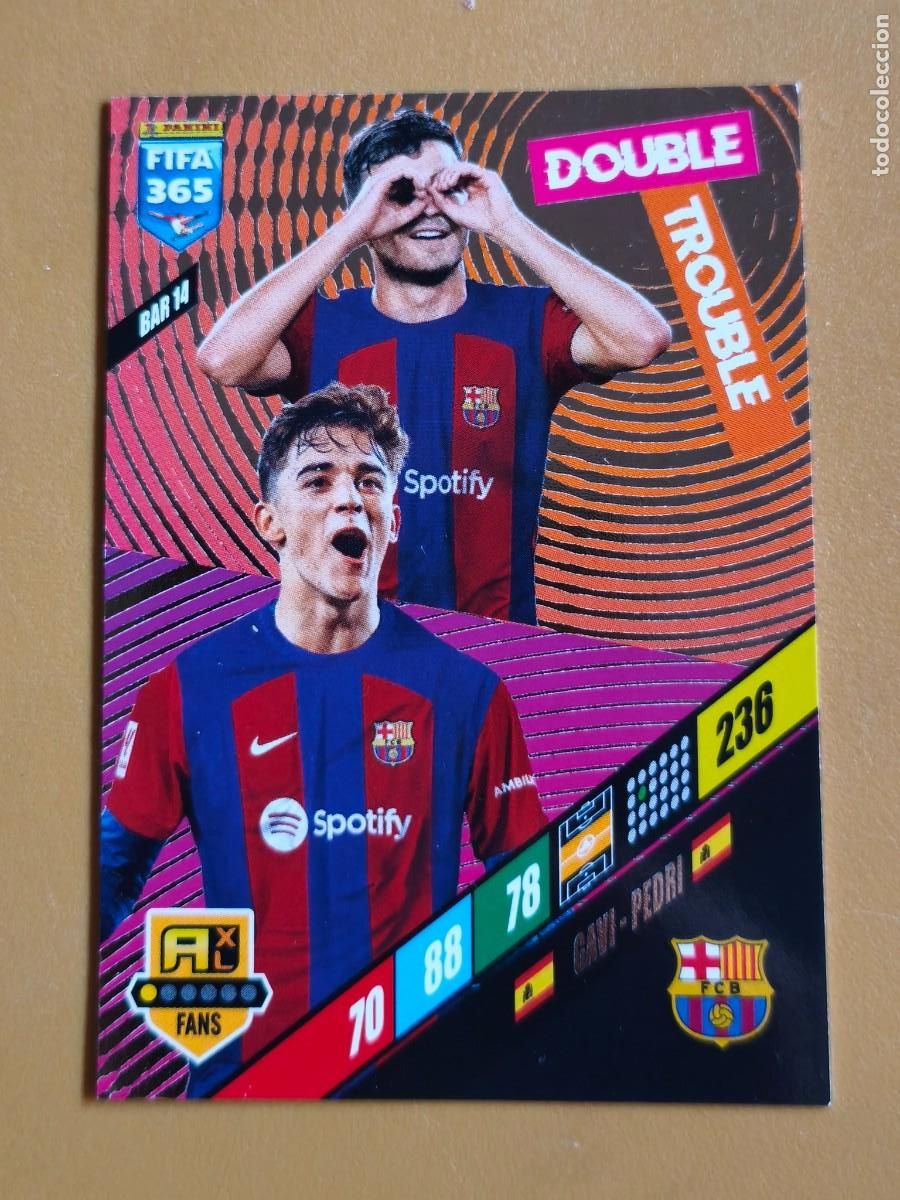 Cartes &agrave; collectionner de Football: pedri, fifa 365 adrenalyn 2024