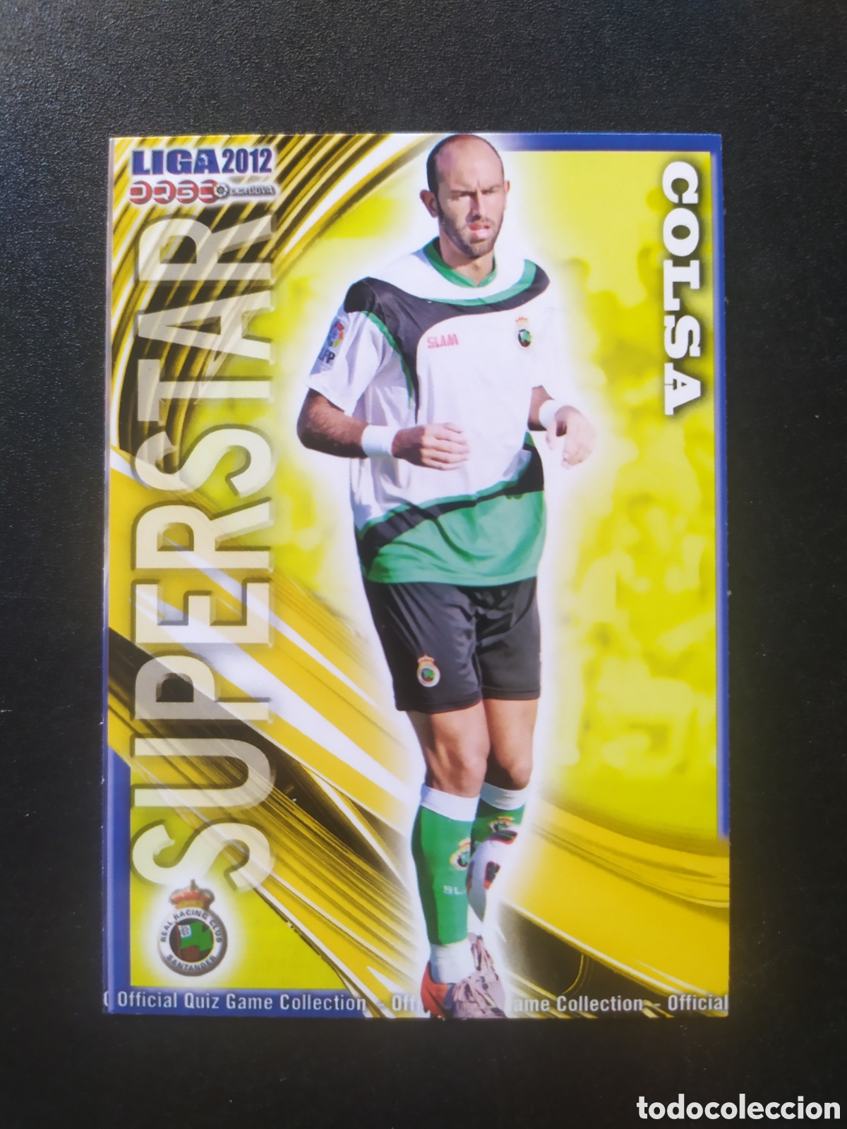 Cartes &agrave; collectionner de Football: Mundicromo fichas Liga 2011 2012 11 12 Colsa superstar mate n&deg; 322 Racing Santander
