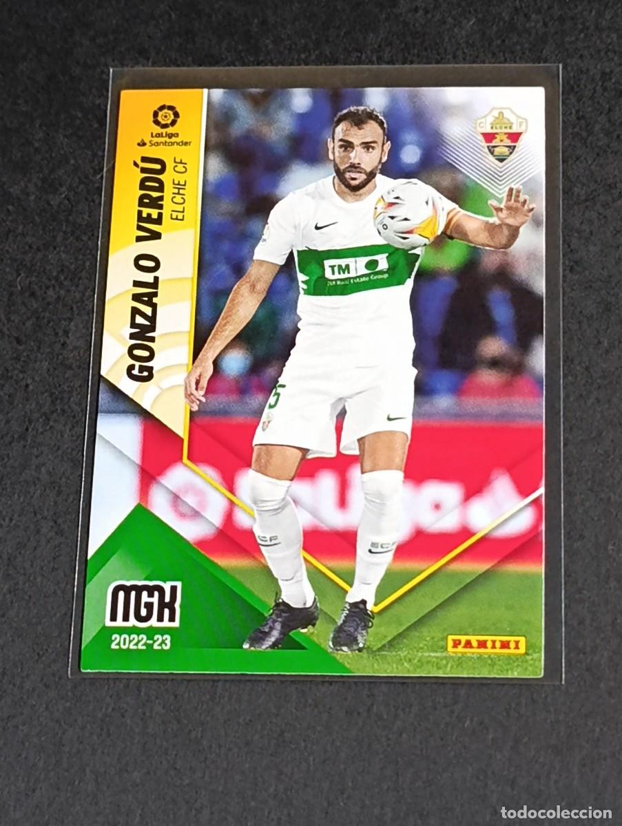 Cartes &agrave; collectionner de Football: GONZALO VERD&Uacute; #142 ELCHE CF - MEGACRACKS LA LIGA SANTANDER 2022 2023 PANINI MGK 22 23 CROMO FUTBOL