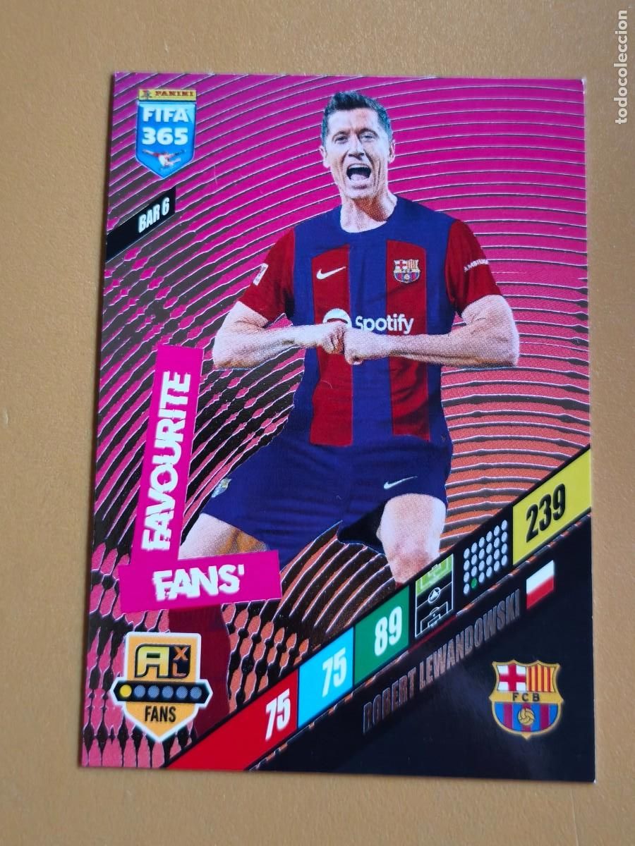 Figurine di Calcio: lewandowski, fifa 365 adrenalyn 2024