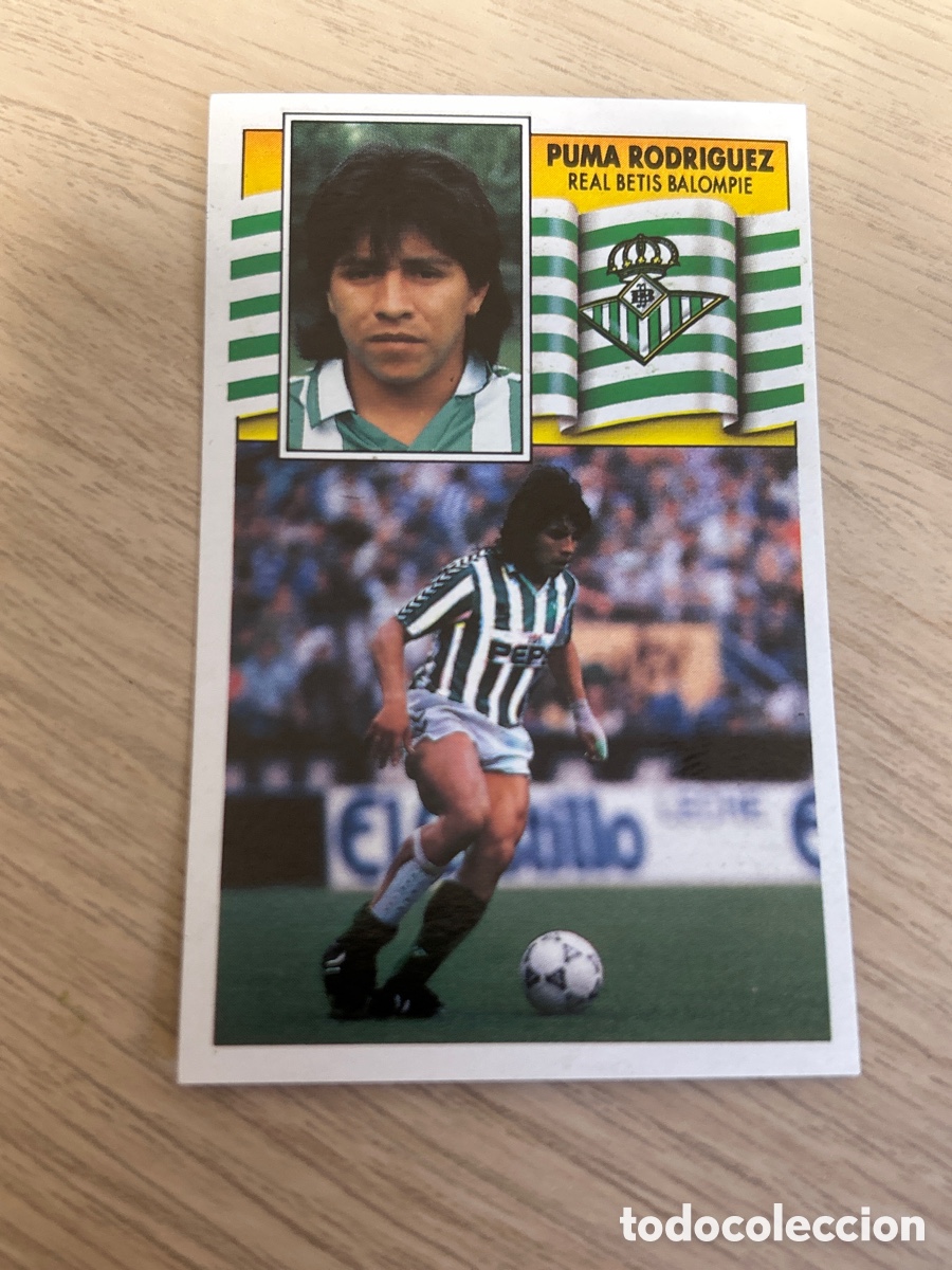 Football Stickers: PUMA RODRIGUEZ BETIS LIGA ESTE 1990 1991 90 91 NUNCA PEGADO SIN PEGAR