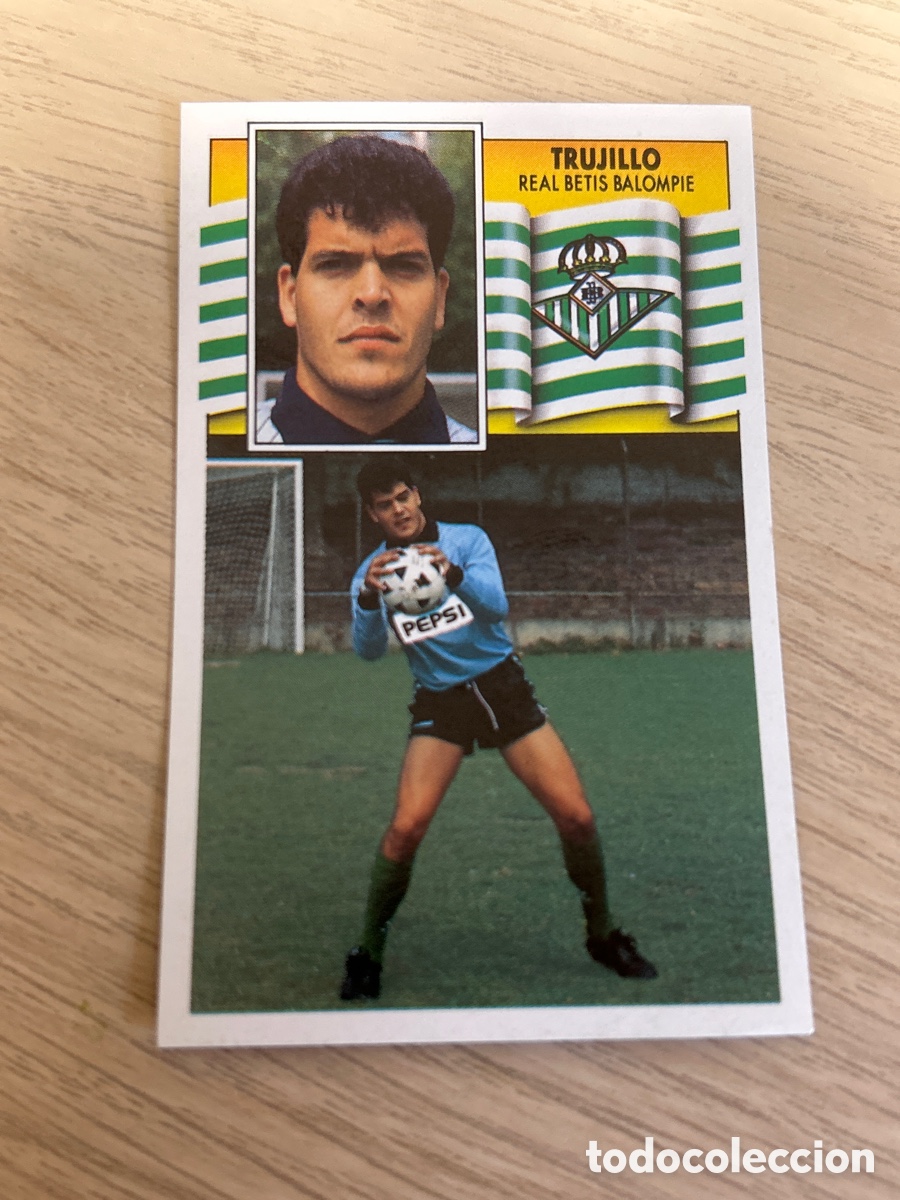Cartes &agrave; collectionner de Football: TRUJILLO BETIS LIGA ESTE 1990 1991 90 91 NUNCA PEGADO SIN PEGAR