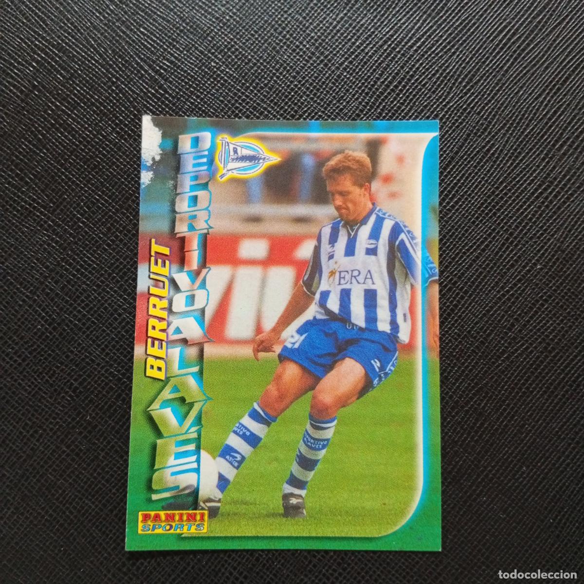 Cartes &agrave; collectionner de Football: 4 BERRUET ALAVES PANINI TRADING CARD 1998 1999 CROMO FUTBOL 98 99 LIGA - A23 PG235