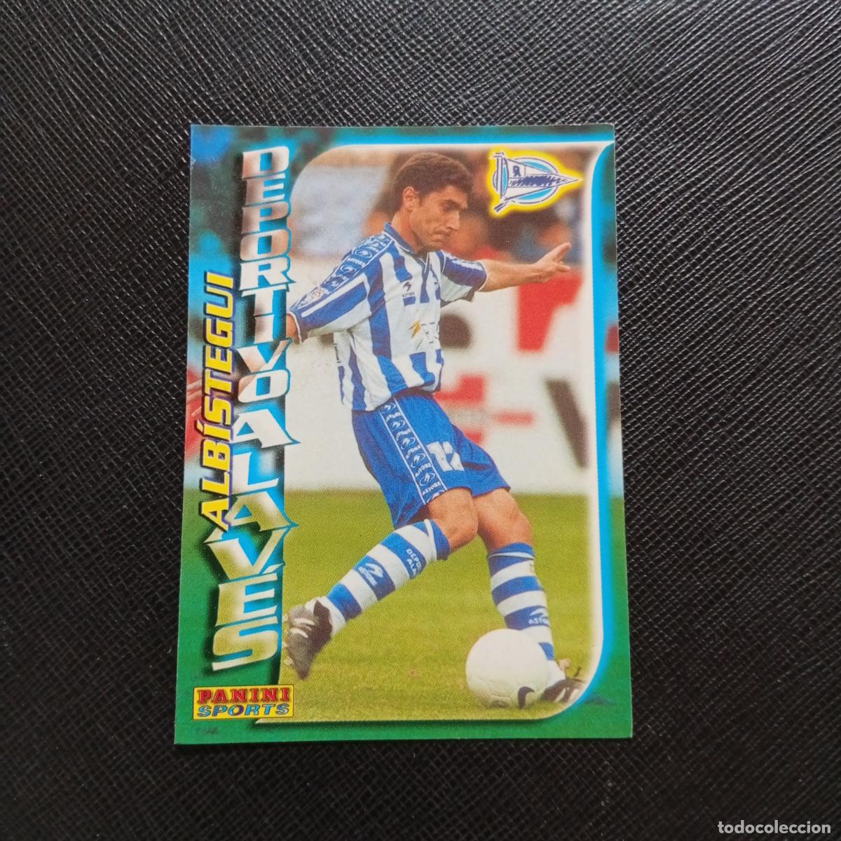 Figurine di Calcio: 6 ALBISTEGUI ALAVES PANINI TRADING CARD 1998 1999 CROMO FUTBOL 98 99 LIGA - A23 PG235