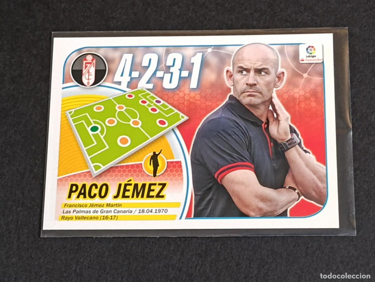 Cromos de Futebol: PACO J&Eacute;MEZ N&ordm; 20 GRANADA CF - PANINI COLECCIONES ESTE LA LIGA SANTANDER 2016 2017 16 17 LOGO VERSION