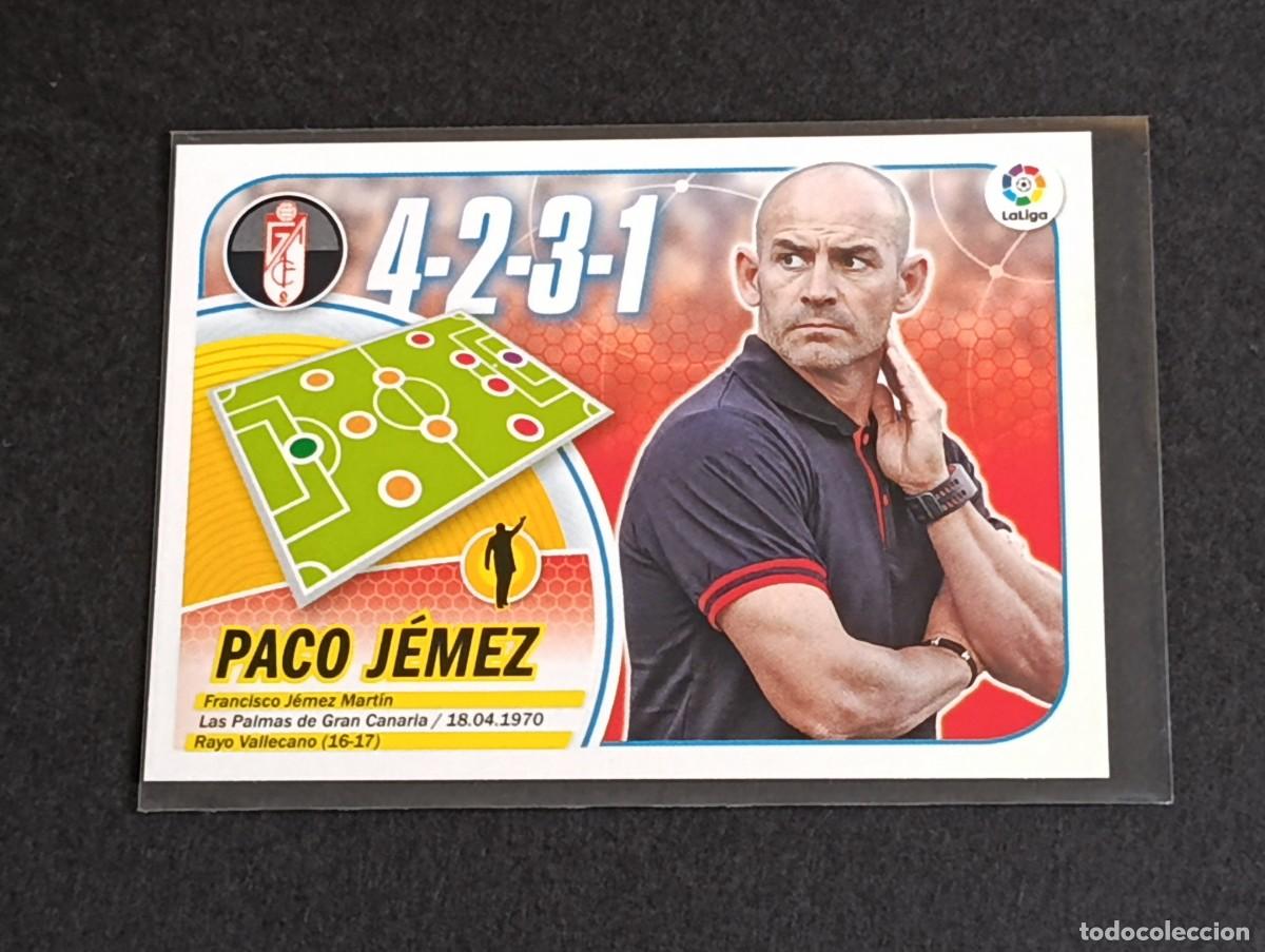 Cromos de Futebol: PACO J&Eacute;MEZ N&ordm; 20 GRANADA CF - PANINI COLECCIONES ESTE LA LIGA SANTANDER 2016 2017 16 17 LOGO ERROR