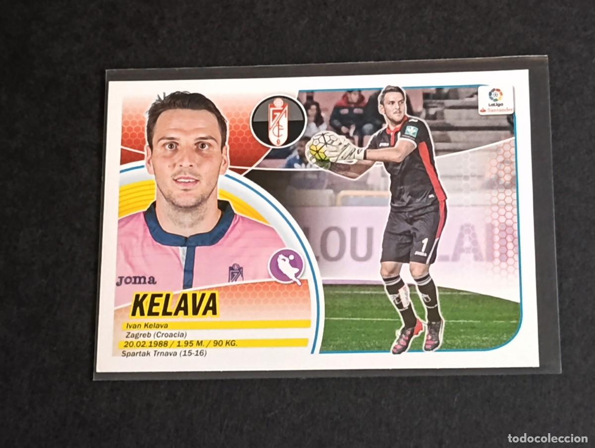 Cromos de f&uacute;tbol: KELAVA N&ordm; 2 GRANADA CF - PANINI COLECCIONES ESTE LA LIGA SANTANDER 2016 2017 - 16 17 LOGO VERSION