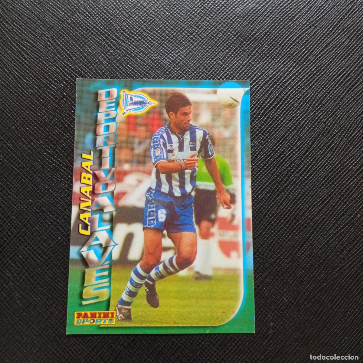 Cromos de f&uacute;tbol: 15 CANABAL ALAVES PANINI TRADING CARD 1998 1999 CROMO FUTBOL 98 99 LIGA - A23 PG262