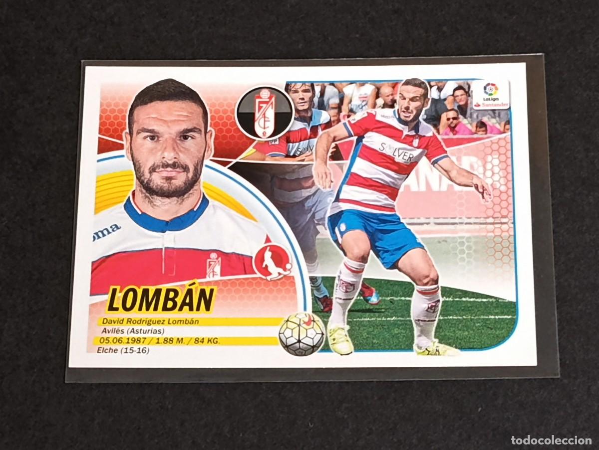 Cromos de f&uacute;tbol: LOMB&Aacute;N N&ordm; 5 GRANADA CF - PANINI COLECCIONES ESTE LA LIGA SANTANDER 2016 2017 - 16 17 LOGO VERSION