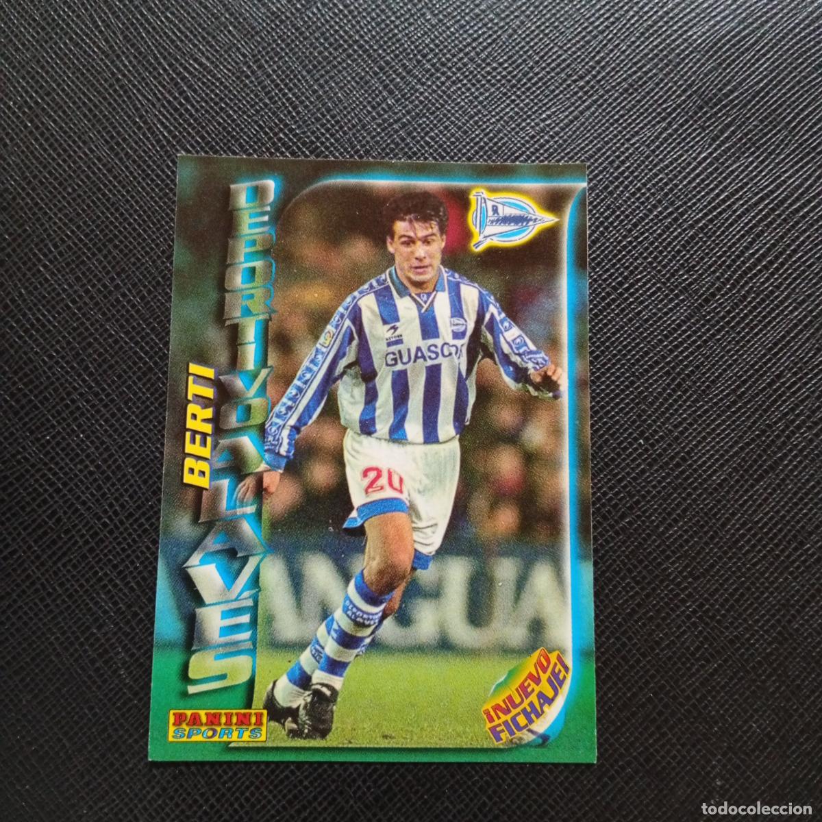 Cromos de f&uacute;tbol: BERTI ALAVES PANINI TRADING CARD 1998 1999 CROMO FUTBOL 98 99 LIGA - A23 PG271 NUEVO FICHAJE