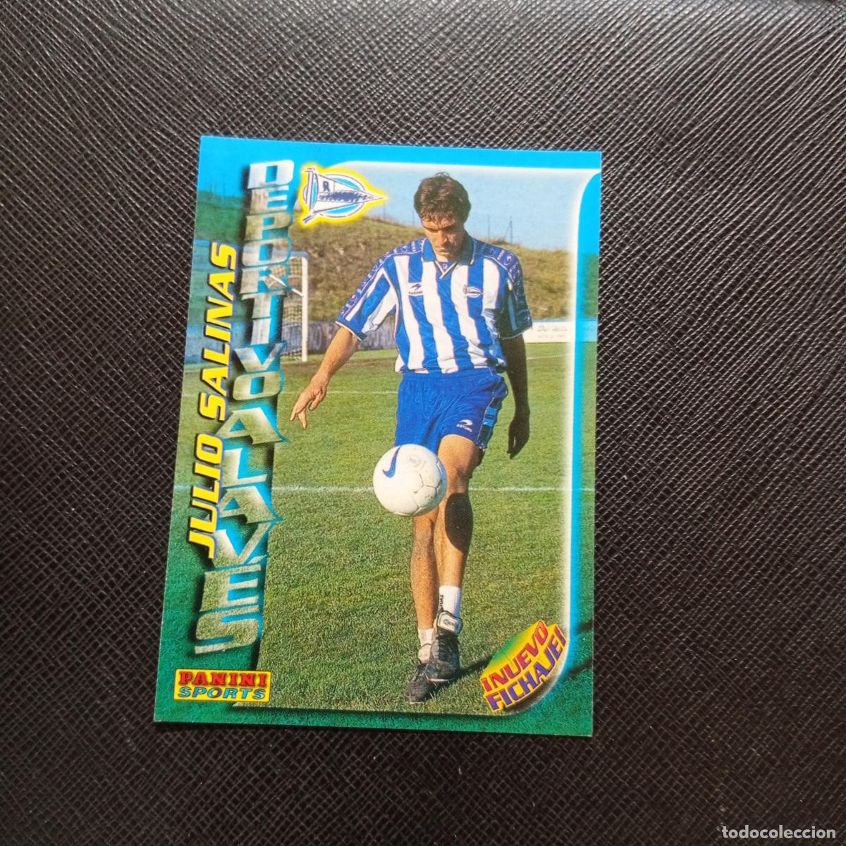 Cromos de f&uacute;tbol: JULIO SALINAS ALAVES PANINI TRADING CARD 1998 1999 CROMO FUTBOL 98 99 LIGA - A23 PG271 NUEVO FICHAJE