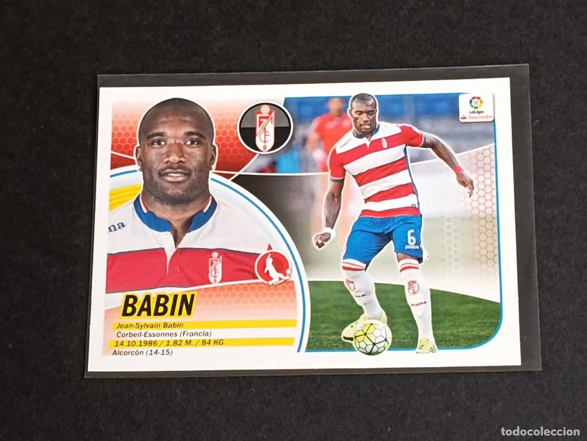 Cromos de f&uacute;tbol: BABIN N&ordm; 6 GRANADA CF - PANINI COLECCIONES ESTE LA LIGA SANTANDER 2016 2017 - 16 17 LOGO VERSION