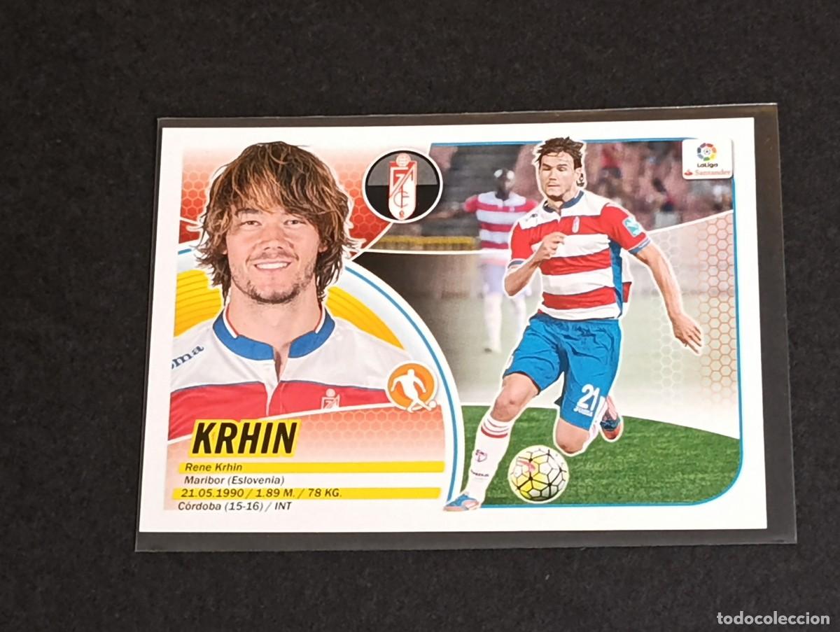 Cromos de f&uacute;tbol: KRHIN N&ordm; 8 GRANADA CF - PANINI COLECCIONES ESTE LA LIGA SANTANDER 2016 2017 - 16 17 LOGO VERSION
