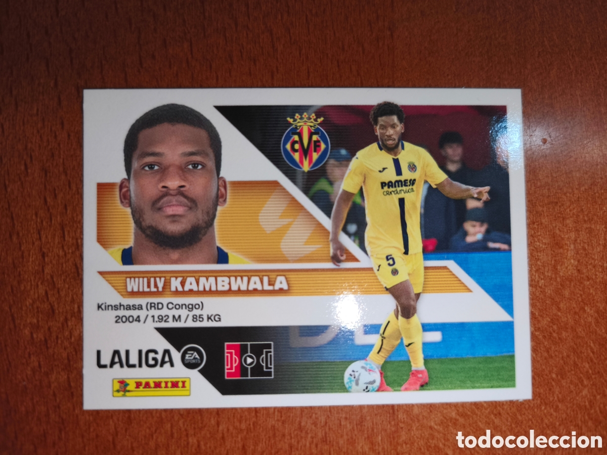 Cromos de f&uacute;tbol: Kambwala n&deg;8A liga este 26/27 Villarreal
