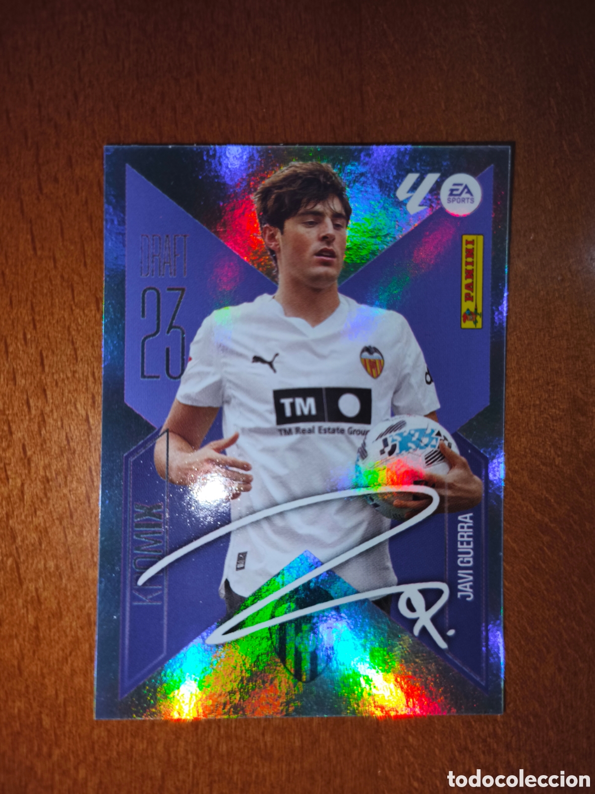 Cromos de f&uacute;tbol: Javi Guerra n&deg;K12 DRAFT 23 KROMIX liga este 26/27 Valencia