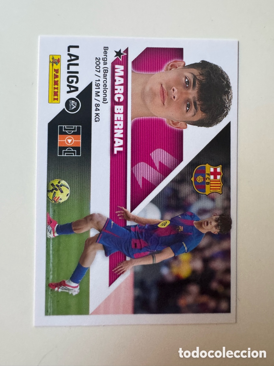 Football Stickers: PANINI LIGA ESTE 2026-2027 26 27 &ndash; N&ordm; 14 &ndash; Marc Bernal Fc Barcelona