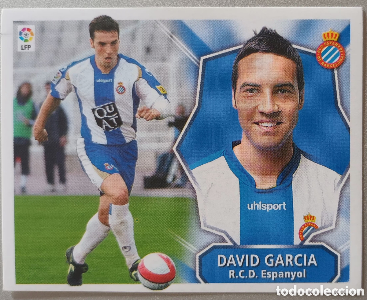 Cromos de f&uacute;tbol: CROMO DAVID GARCIA. RCD ESPANYOL - Foto 1