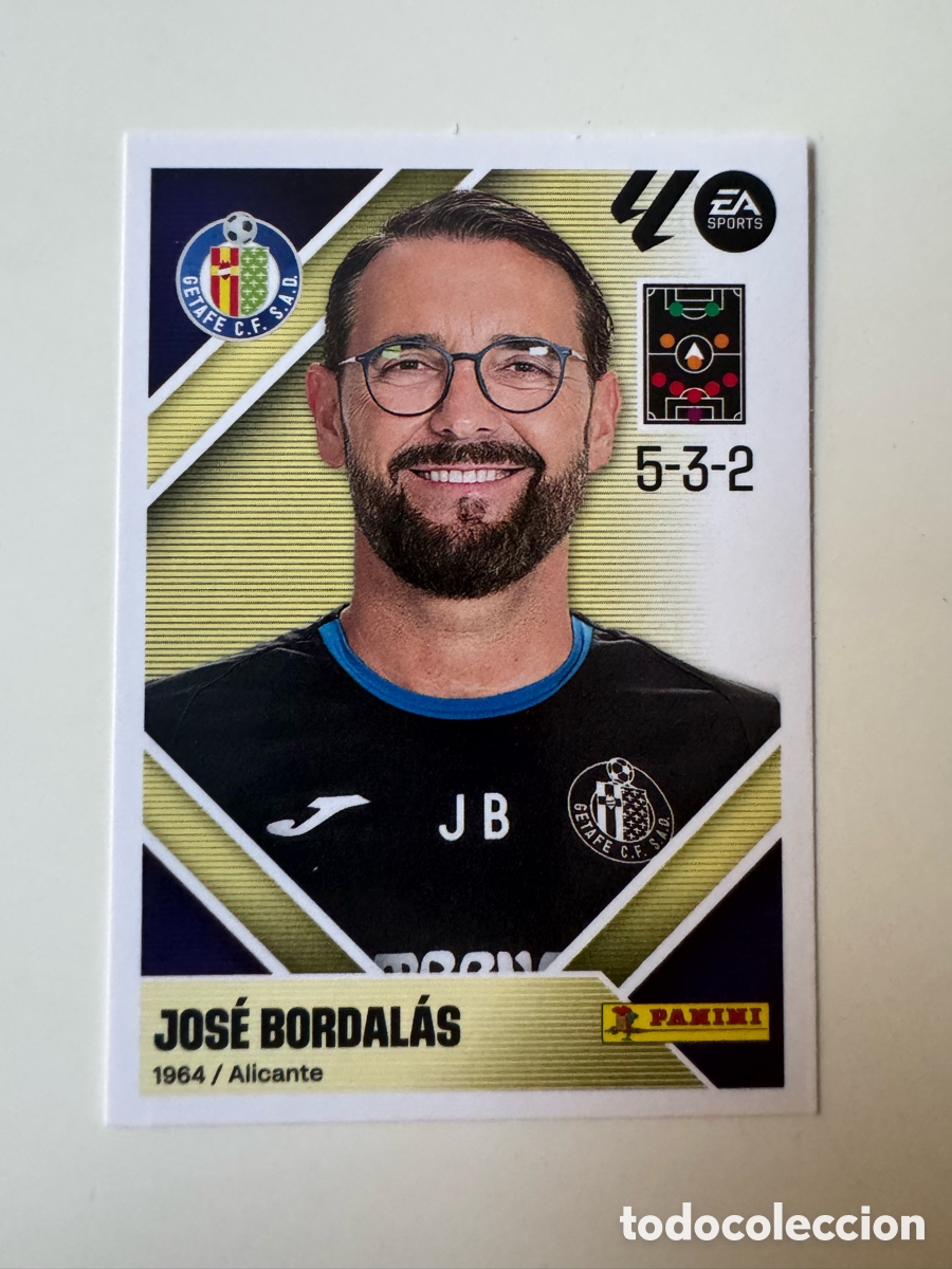Football Stickers: PANINI LIGA ESTE 2026-2027 26 27 &ndash; N&ordm; 2 &ndash; Jose Bordalas Entrenador Getafe CF