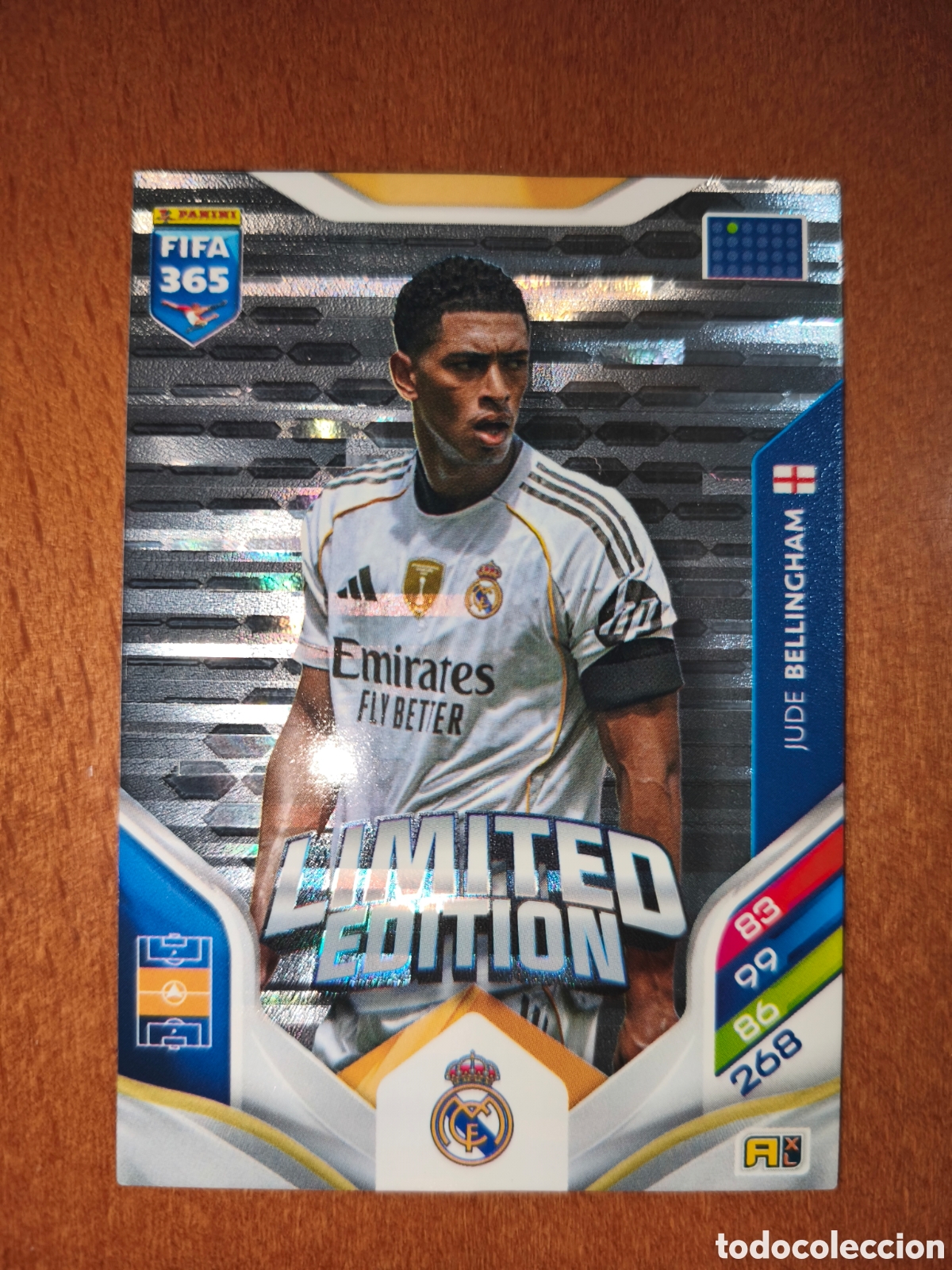 Football Stickers: Bellingham LIMITED EDITION Fifa 365 2025 Real Madrid