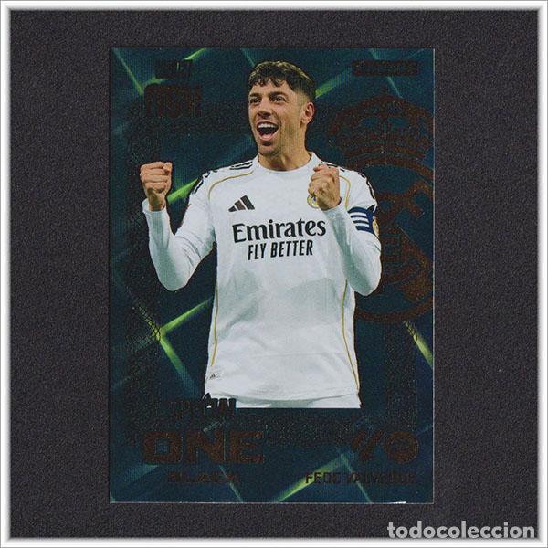 Cromos de f&uacute;tbol: MEGACRACKS 2026 2027 26 27 PANINI FEDE VALVERDE SPECIAL ONE BLACK REAL MADRID COLECCI&Oacute;N LIGA MGK