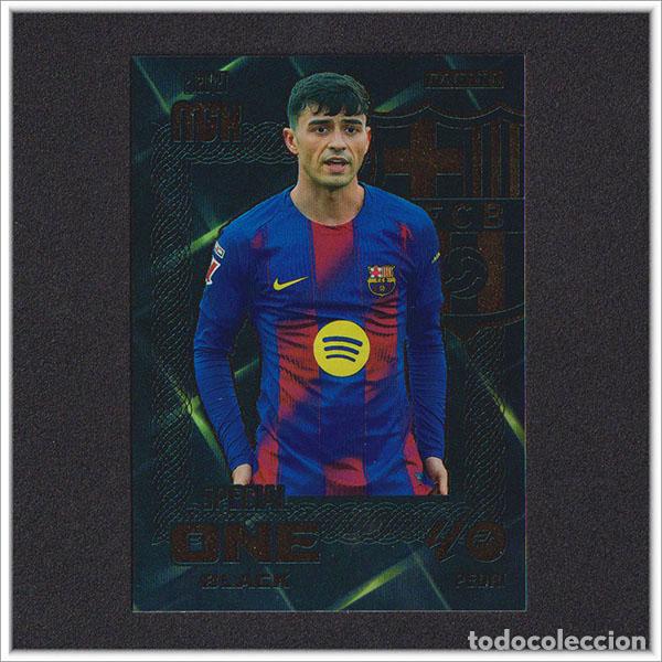 Cromos de f&uacute;tbol: MEGACRACKS 2026 2027 26 27 PANINI PEDRI SPECIAL ONE BLACK BARCELONA BAR&Ccedil;A COLECCI&Oacute;N LIGA MGK