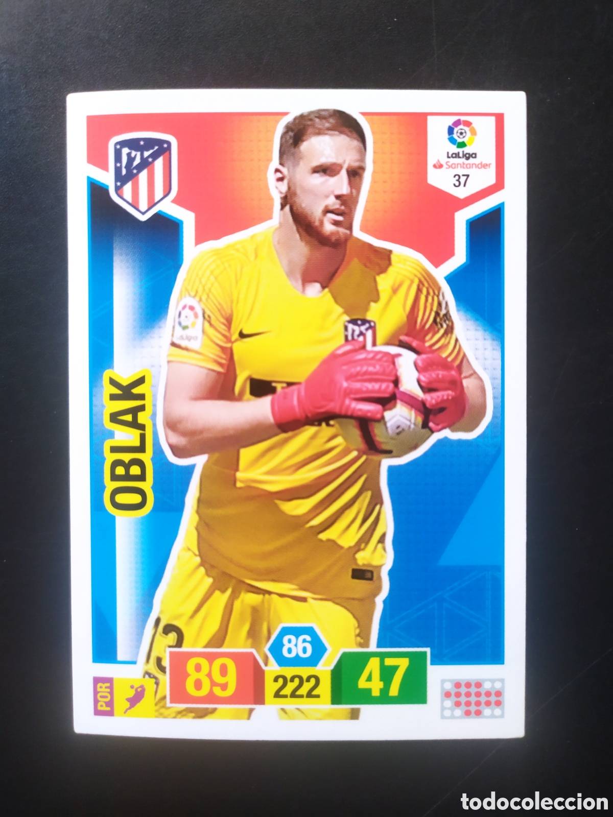 Fu&szlig;ball-Sticker: Adrenalyn 2018 2019 18 19 panini Oblak n&deg; 37 Atl&eacute;tico Madrid