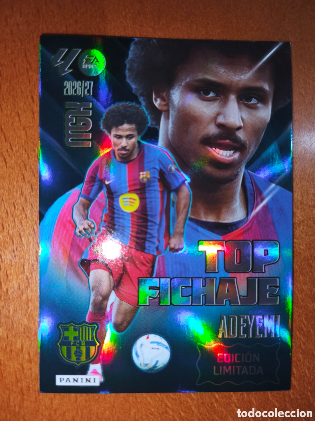 Fu&szlig;ball-Sticker: Adeyemi TOP FICHAJE Edici&oacute;n Limitada Megacracks 26/27 Barcelona