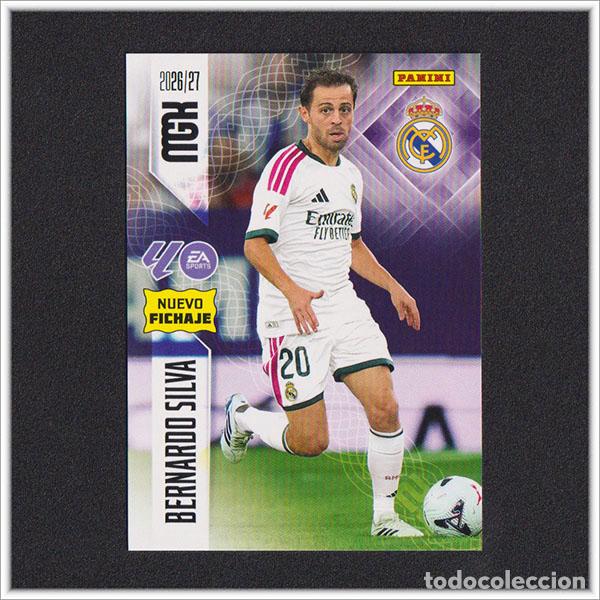 Fu&szlig;ball-Sticker: MEGACRACKS 2026 2027 26 27 PANINI BERNARDO SILVA 488 FICHAJE REAL MADRID COLECCI&Oacute;N LIGA MGK 2&ordf; ED
