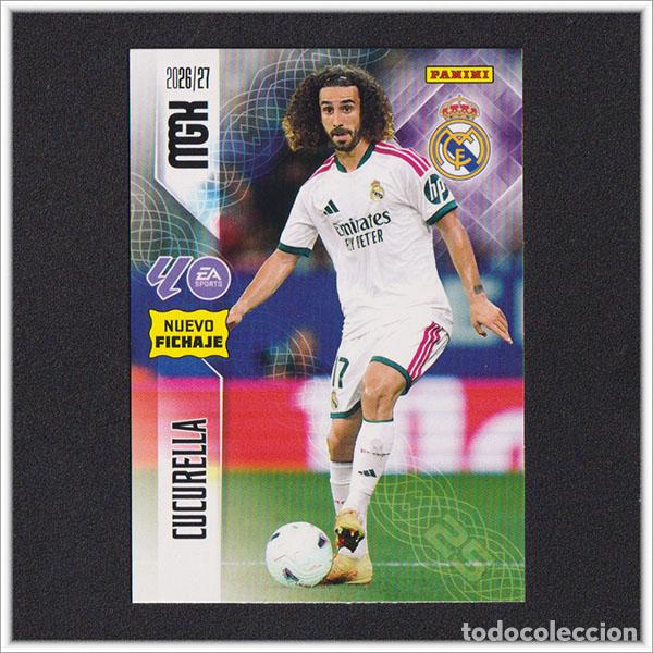 Cartes &agrave; collectionner de Football: MEGACRACKS 2026 2027 26 27 PANINI CUCURELLA 451 FICHAJE REAL MADRID COLECCI&Oacute;N LIGA MGK 2&ordf; ED