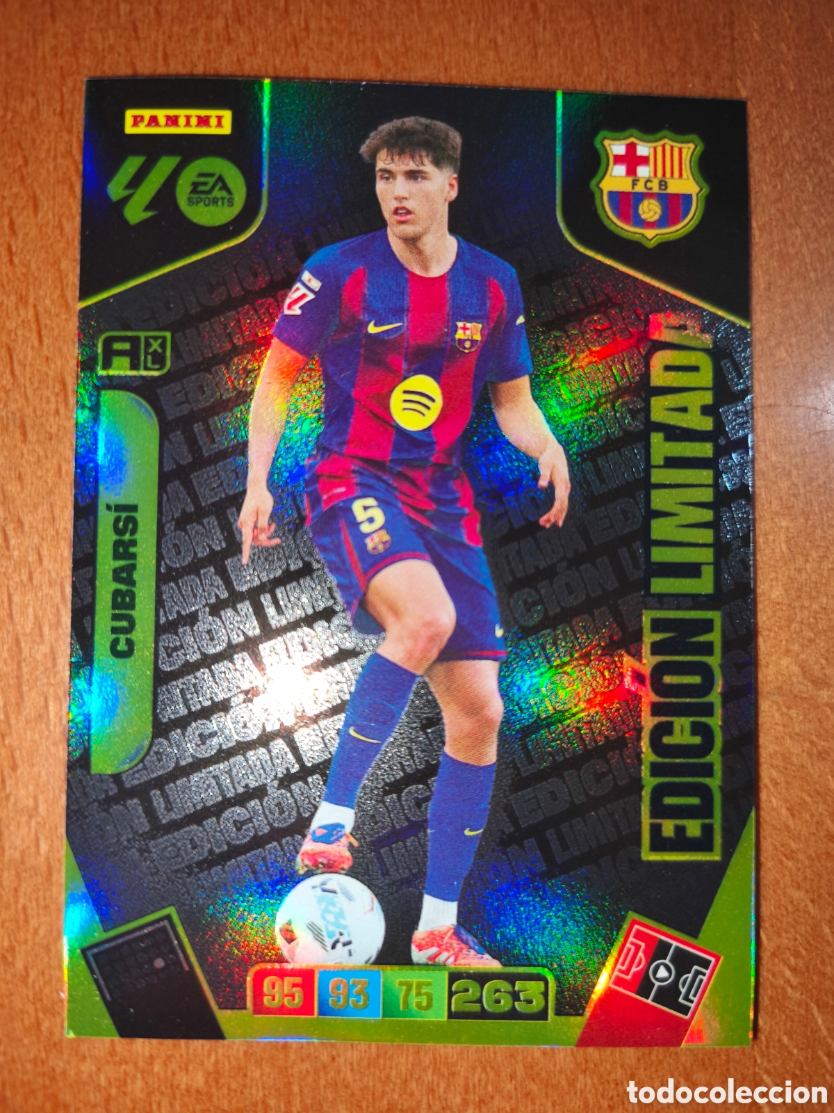 Cromos de f&uacute;tbol: Cubarsi Edici&oacute;n Limitada Adrenalyn XL 25/26 Barcelona