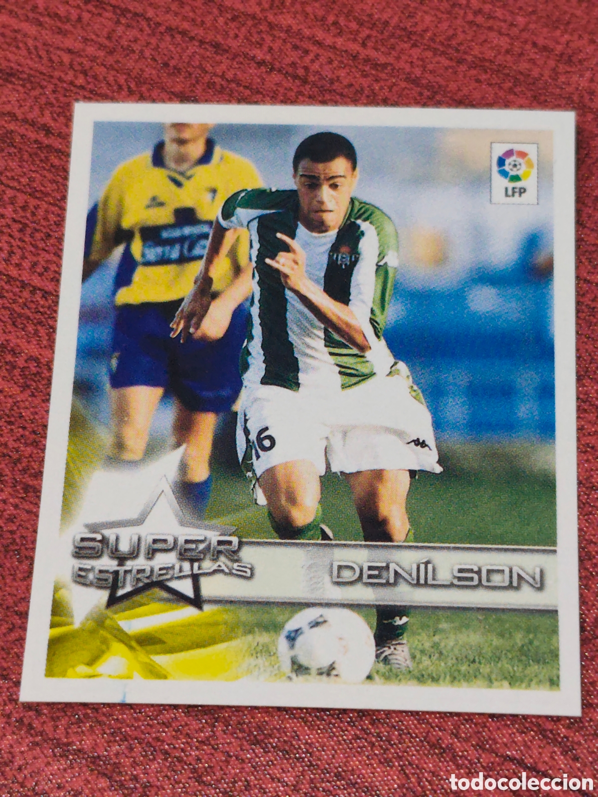 Cromos de f&uacute;tbol: 13 DENILSON REAL BETIS SUPERLIGA DE ESTRELLAS 2002 2003
