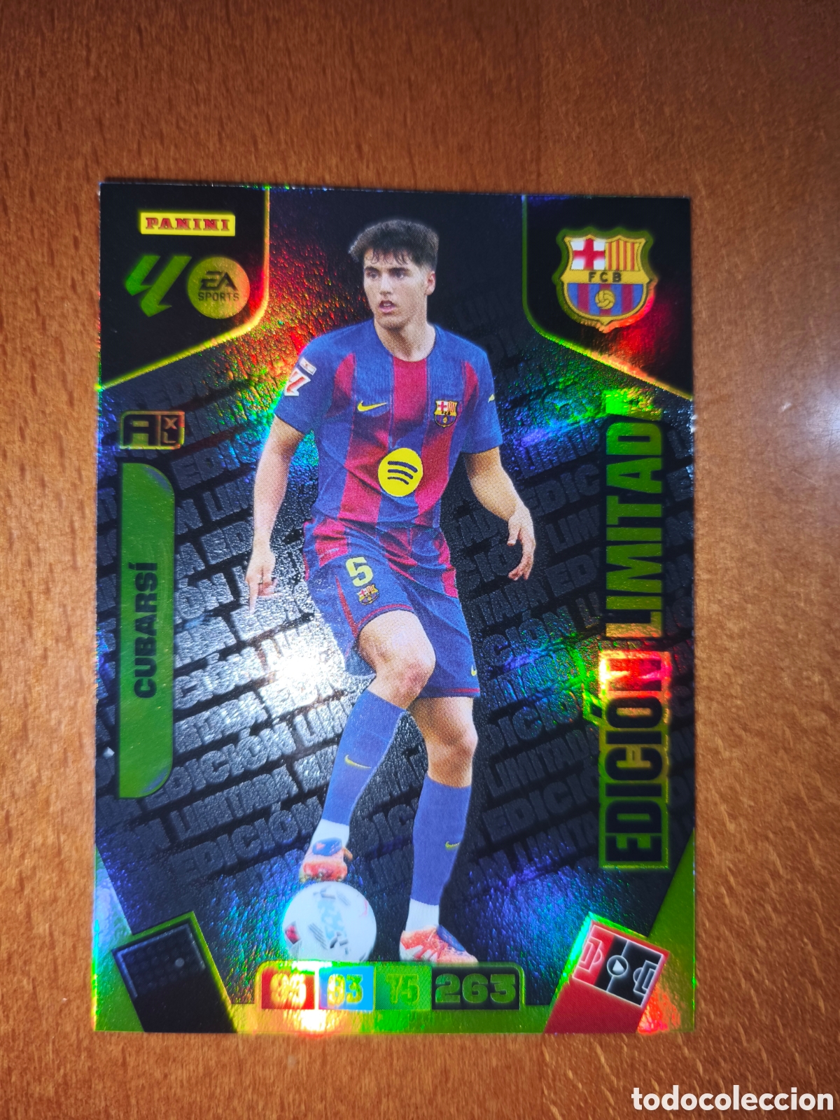 Cromos de f&uacute;tbol: Cubarsi Edici&oacute;n Limitada Adrenalyn XL 25/26 Barcelona