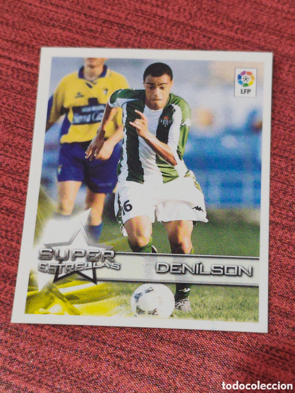 Cromos de f&uacute;tbol: 13 DENILSON REAL BETIS SUPERLIGA DE ESTRELLAS 2002 2003