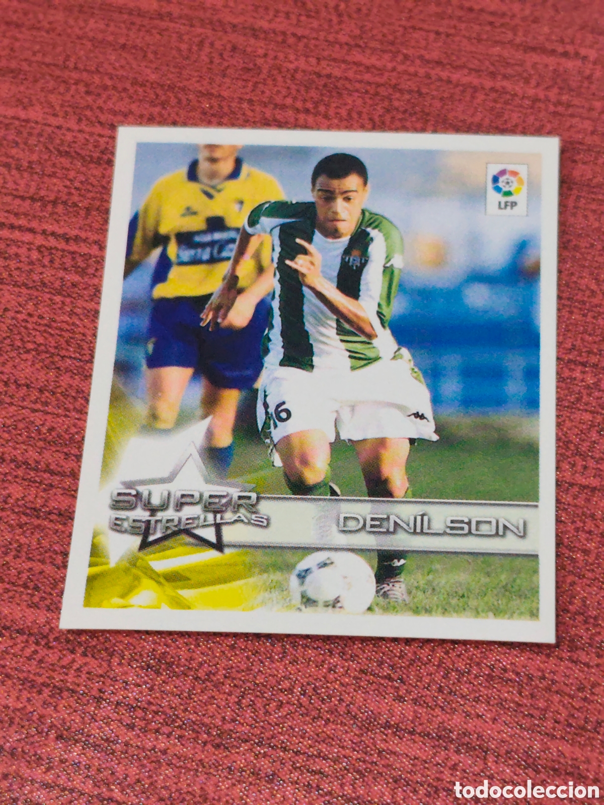 Cromos de f&uacute;tbol: 13 DENILSON REAL BETIS SUPERLIGA DE ESTRELLAS 2002 2003