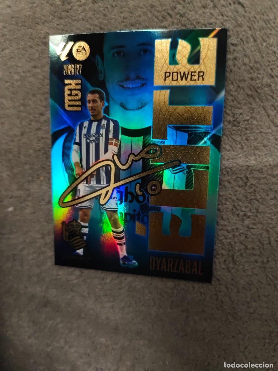 Cromos de Futebol: 13P 13 P MEGACRACKS MGK 2026 27 OYARZABAL REAL SOCIEDAD &Eacute;LITE POWER 26 2027 PANINI AAW