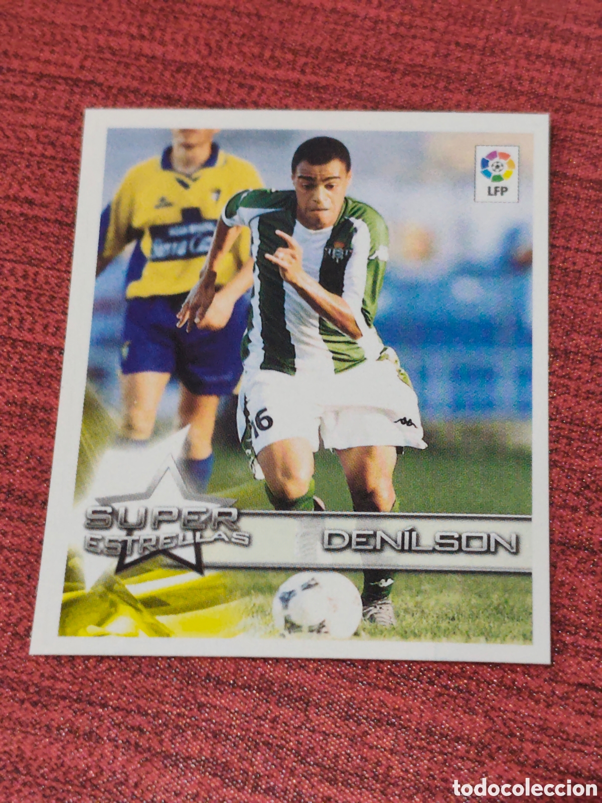 Football Stickers: 13 DENILSON REAL BETIS SUPERLIGA DE ESTRELLAS 2002 2003