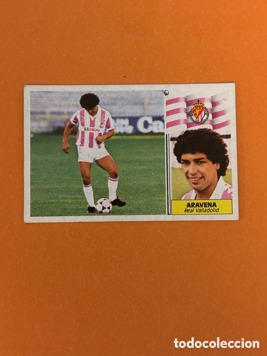 Football Stickers: ARAVENA VALLADOLID BAJA LIGA ESTE 1986/87 86 87 SIN PEGAR