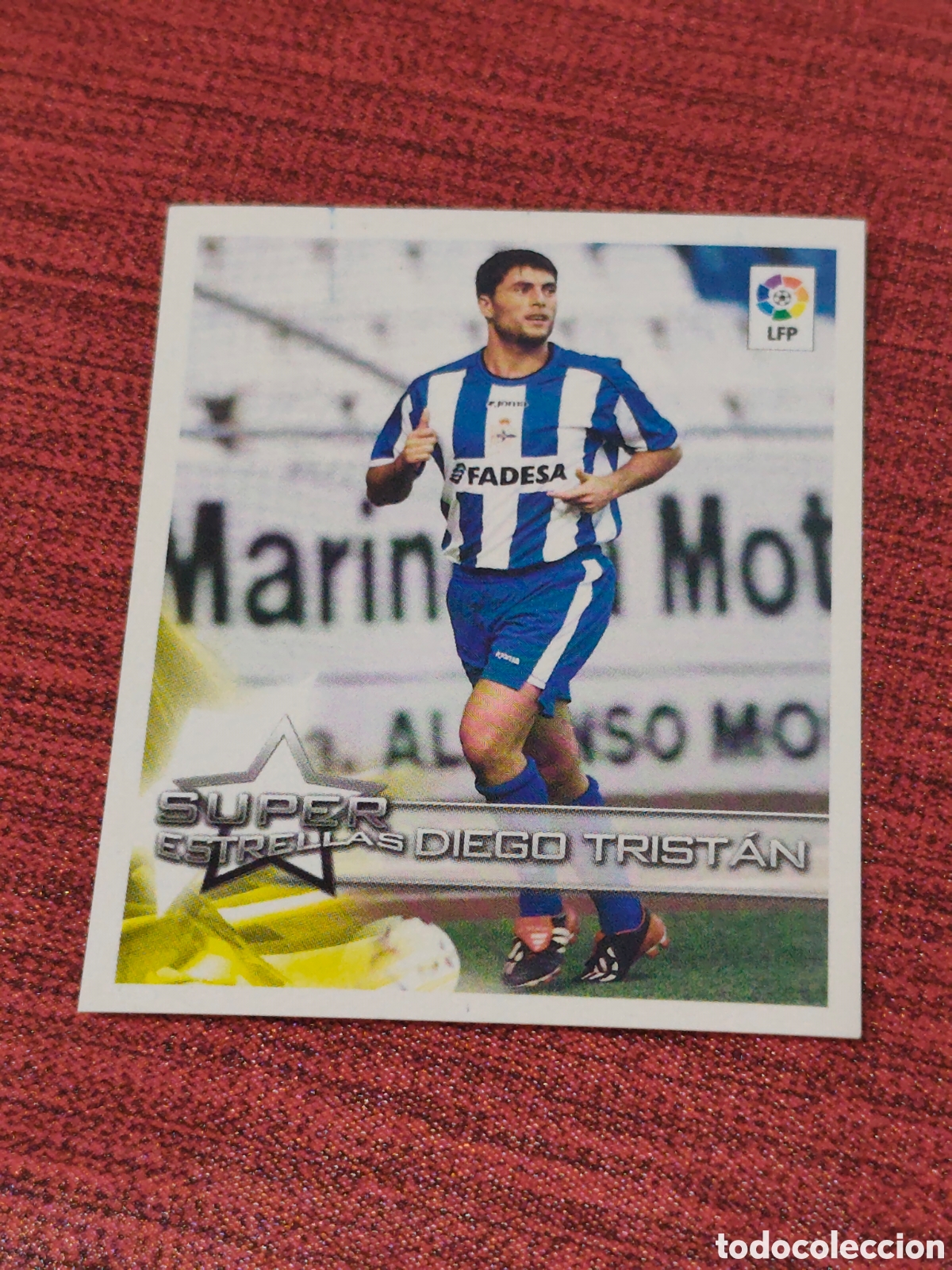 Football Stickers: 14 DIEGO TRIST&Aacute;N DEPORTIVO SUPERLIGA DE ESTRELLAS 2002 2003