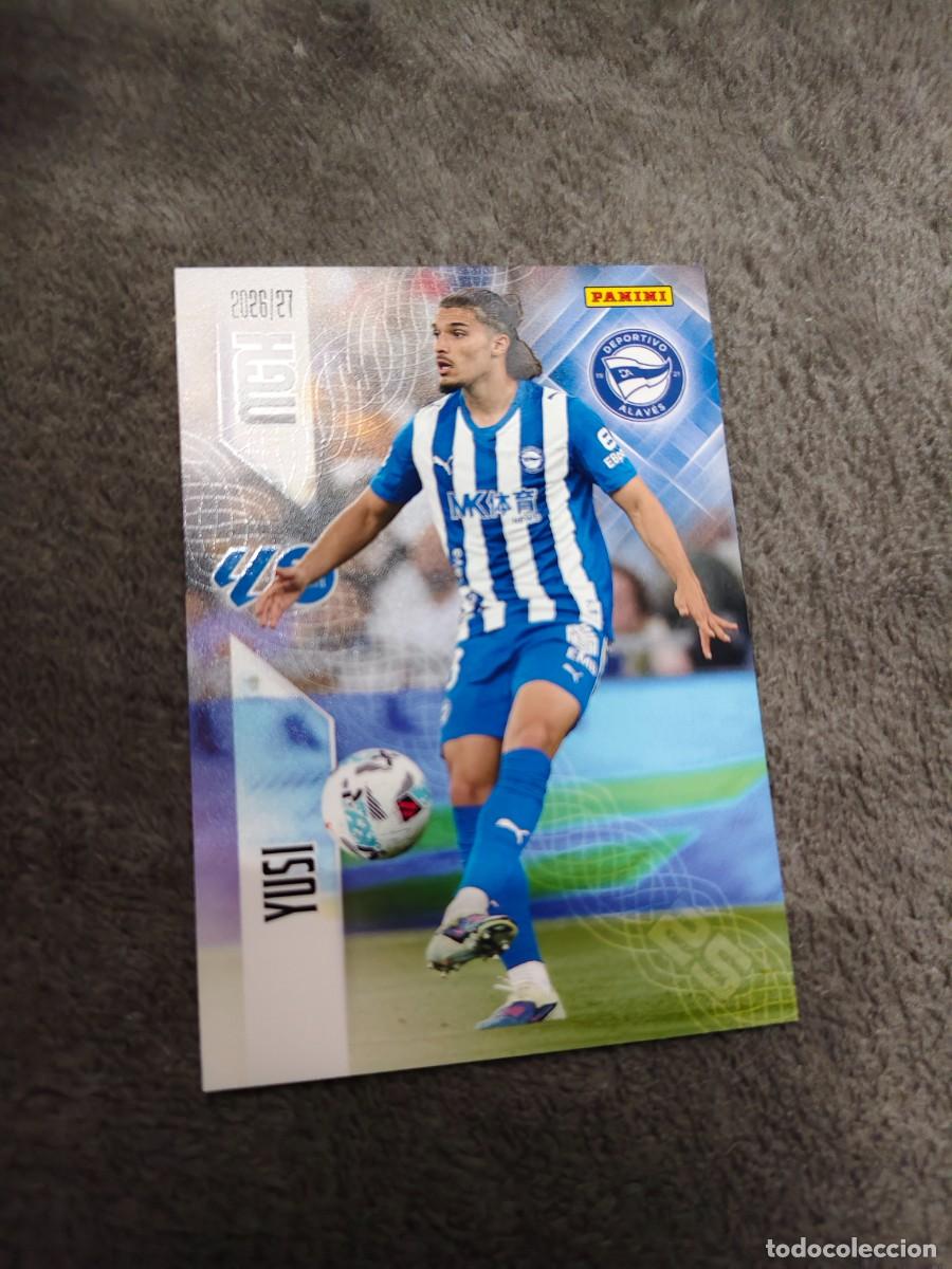 Cromos de f&uacute;tbol: 26 MEGACRACKS MGK 2026 27 YUSI DEPORTIVO ALAVES BASE CARD 26 2027 PANINI AAW