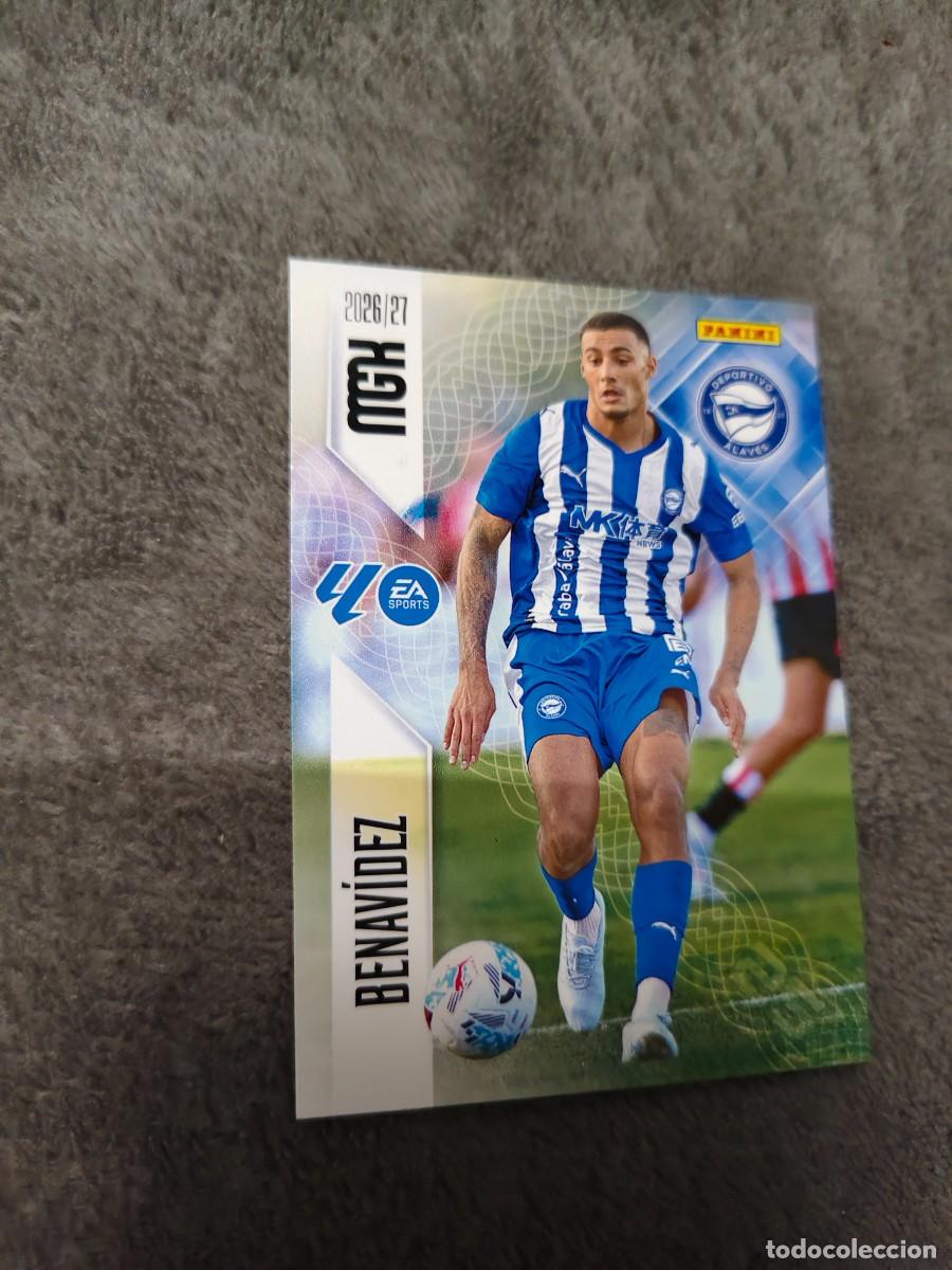 Cromos de f&uacute;tbol: 27 MEGACRACKS MGK 2026 27 BENAV&Iacute;DEZ DEPORTIVO ALAVES BASE CARD 26 2027 PANINI AAW