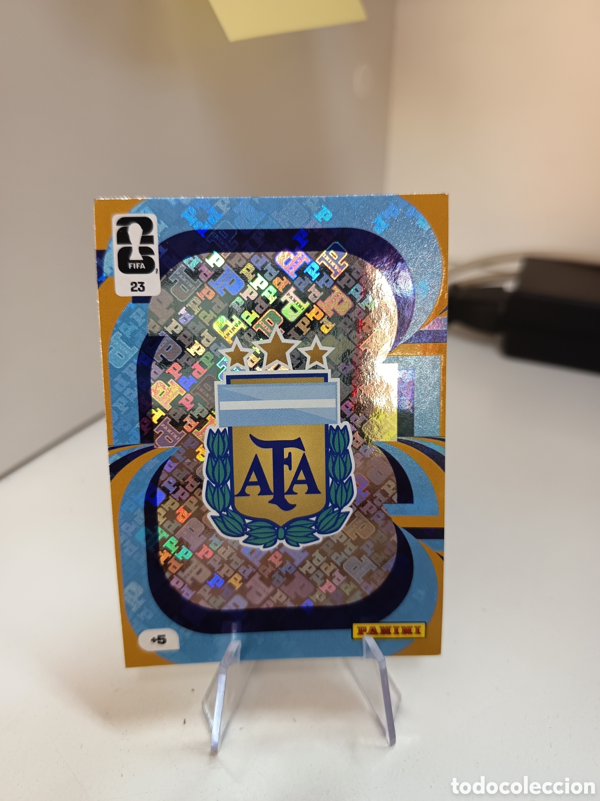 Cromos de f&uacute;tbol: 23 ESCUDO ARGENTINA WORLD CUP 2026 ADRENALYN MUNDIAL