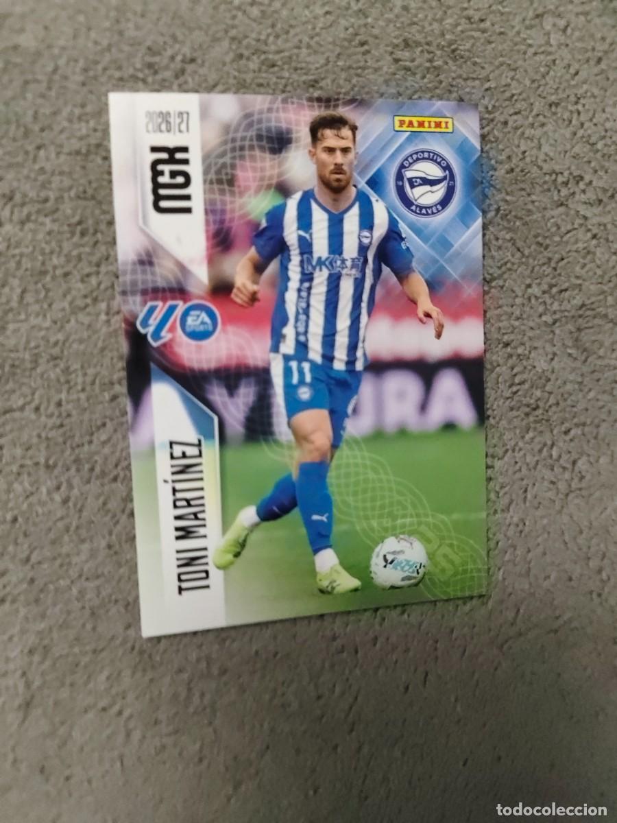 Cromos de f&uacute;tbol: 35 MEGACRACKS MGK 2026 27 TONI MART&Iacute;NEZ DEPORTIVO ALAVES BASE CARD 26 2027 PANINI AAW