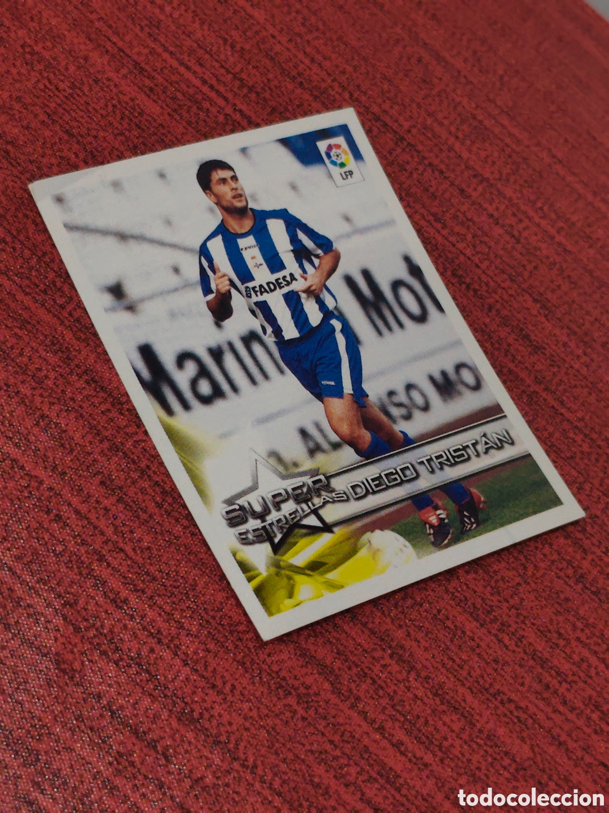Cromos de f&uacute;tbol: 14 DIEGO TRIST&Aacute;N DEPORTIVO SUPERLIGA DE ESTRELLAS 2002 2003